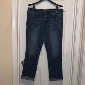 Mossimo Mid Rise Straight Denim 35 inches folded Sz 12R 31 inch waist